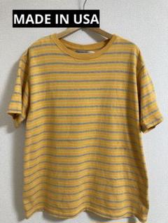COLUMBIA KNIT コロンビアニット ボーダー　シャツ アメリカ製 XL
