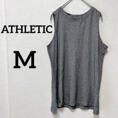 ✨️海外古着✨ATHLETIC【Ｍ】ノースリーブ Tシャツ タンクトップ スポーツ