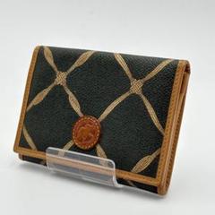 美品 HUNTING WORLD ハンティングワールド 名刺入れ 二つ折り GR