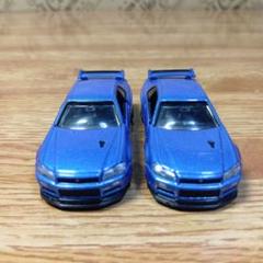 トミカ 特注トミカ スカイライン 2台セット トミカ40周年記念 ジャスコ 二世代トミカ 日産スカイライン2台