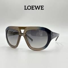 LOEWE サングラス　AVIATOR グラデーション　slw654 Wing aviator sunglasses in black - Loewe | Mytheresa