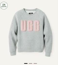 UGG グレー×ピンク ロゴスウェットトレーナー S 2025年最新】UGG レディース トレーナー・スウェットの人気