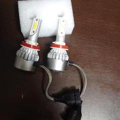 フォグランプ 16000m LED純白H8/H11H16用冷却ファン内蔵