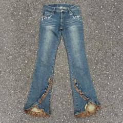 パンツ CLICHY fairy grunge frill flare denim CLICHY fairy grunge frill flare denim - メルカリ