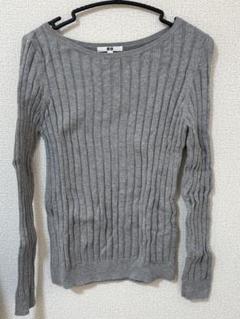 UNIQLO グレー 長袖ニット Lサイズ