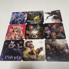 スクエニカフェ エオルゼアカフェ エオカフェ FF14 コースター 赤魔道士 FF14 エオルゼアカフェ（エオカフェ） コースター 戦士 - メルカリ