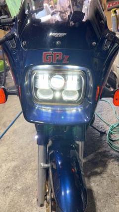 【ボルトオン　ワンオフ加工済】GPz750F LED　プロジェクターライト ボルトオンワンオフ加工済】GPz750F LEDプロジェクターライト
