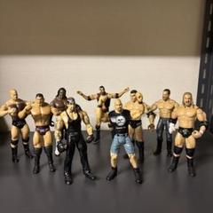WWE トイビズ&ジャックス　プロレスフィギュア セット 可動式 WWE トイビズ&ジャックス プロレスフィギュア セット 可動式