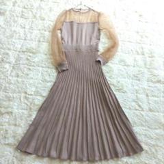 【新品タグ付き✨】ROYAL PARTYドットチュールニットワンピース