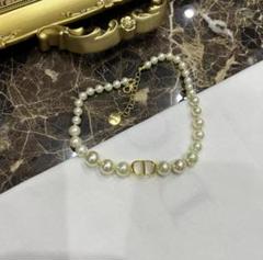 Dior パール ゴールド Dior パールネックレス ゴールド - メルカリ