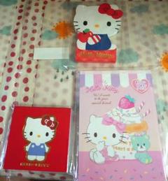 ハローキティ　メモ　3種　セット　かわいい