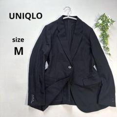 UNIQLO テーラードジャケット リラックスフィット ブラック (M)
