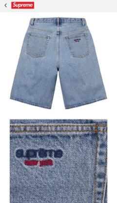 SupremBaggy Denim Short 32インチ　新品 SupremBaggy Denim Short 32インチ新品