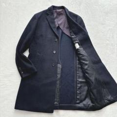 メンズ【M】ユニバーサルランゲージ　ウール　チェスターコート Amazon.co.jp: (ユニバーサルランゲージ) 秋冬/ウールカシミヤ