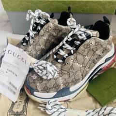 あ トリプルＳ GUCCI バレンシアガ スニーカー 36 24cm 楽天市場】極美品◎GUCCI×BALENCIAGA グッチ×バレンシアガ