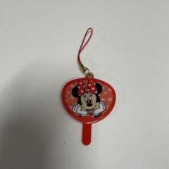 うちわキーホルダー ディズニーページ ☆ディズニーストア シークレットストラップキーホルダー