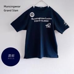 マンシングウェア ゴルフTシャツ メンズ Ｌ 東海クラシック40周年記念 濃紺