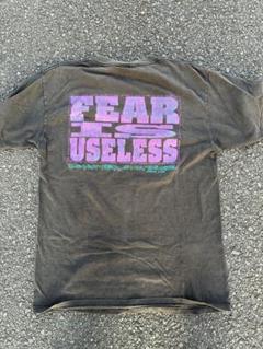 vintage 90s00s fear is useless fade tee