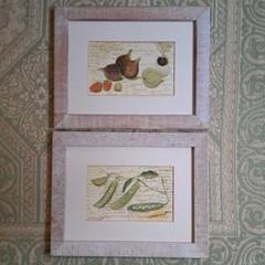 LAURA ASHlEY ローラアシュレイ 額絵2枚セット - メルカリ