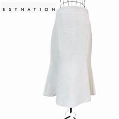 ESTNATION（エストネーション）コットンツィードマーメードスカート　日本製