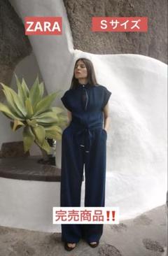 新品未使用】【完売商品】ZARA ザラ ベルト付き クレープ