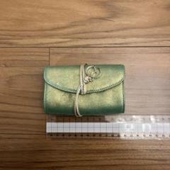 RODO Italy メタリックグリーン コインケース
