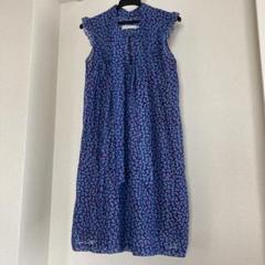 Chloe クロエ☆コットンワンピース Chloe（クロエ）ワンピース 紺 サイズ:36(XS位) レディース