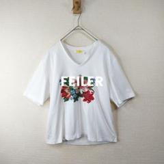 稀少！FEILER フェイラー フラワー刺繍入りフリルカットソー Tシャツ FEILER レディース フリル フラワー Tシャツ カットソー - メルカリ