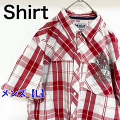 YBB31【US輸入】LEVI STRAUSS & CO.　半袖シャツ【L】