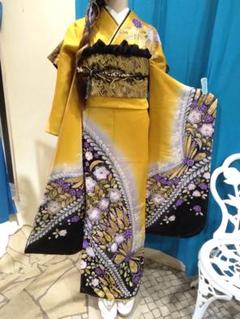 早い者勝ち❗️お仕立て上り　高級振袖　正絹　辻ヶ花絞り　美品　長襦袢サービス 早い者勝ち❗️お仕立て上り振袖正絹美品総柄長襦袢サービス