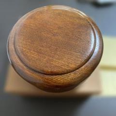 ＊道端様ご予約品2点＊ 白木 天然木 くり抜き菓子鉢蓋付 ／欅菓子鉢 道端様ご予約品2点＊ 白木 天然木 くり抜き菓子鉢蓋付 ／欅