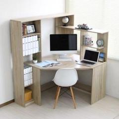 全ての L字型 パソコンデスク 早い者勝ち❣️ コーナーデスク 取り外せ可能 掛袋あり - パソコン用