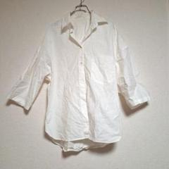 evernavy オーバーサイズ コットンシャツ ホワイトサイズM