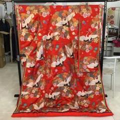 色打掛 金色 鶴と紅葉　245 2025年最新】白無垢 鶴の人気アイテム - メルカリ