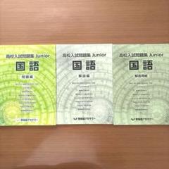 ⭐️高校入試問題集 Junior 国語 問題編・解説編・解答用紙セットのサムネイル
