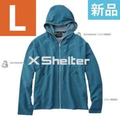 【新品・未使用】ワークマン Xシェルター暑熱フーディー　 レイクグリーン・L 新品・未使用】ワークマン Xシェルター暑熱フーディー レイク