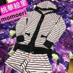 2025人気新作 桃華絵里 ルームウェア ボーダーセットアップ モモエリ momoeri ルームウェア・パジャマ
