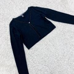 DKNY ディーケーエヌワイ レディース ブラック カーディガン S フェミニン