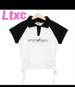 grandiose ポロシャツ 半袖シャツ ホワイト/ブラック