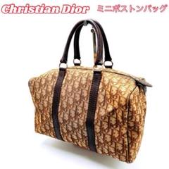 美品 クリスチャンディオール ミニ ボストンバッグ トロッター キャンバス