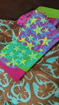 梅屋 リバーシブル 半幅帯　シルジェリー　レオパード　スター　レース 梅屋 リバーシブル 半幅帯 シルジェリー レオパード スター