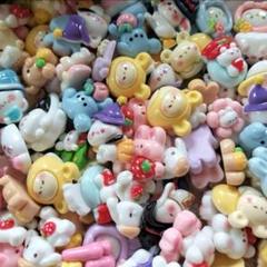 プラパーツ デコパーツ ビーズ キャラクター 新品 未使用