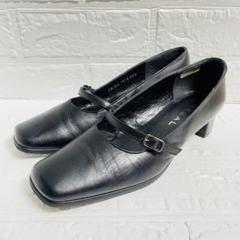 【美品】REGAL パンプス スクエアトゥ ストラップ 7914 23cm