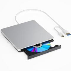 外付け DVD/CD 再生ドライブUSB3.0 ポータブルCD DVDドライブ