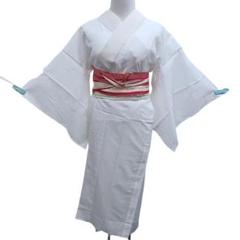 正絹 長襦袢 白系 しつけ付き未使用品 シルエール