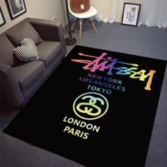 上品★100x140cm★長方形ラグ 洗えるラグ 滑り止め付 カーペット
