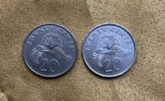 1987年 シンガポール 10ドル 大型プルーフ銀貨 ASEAN設立20周年