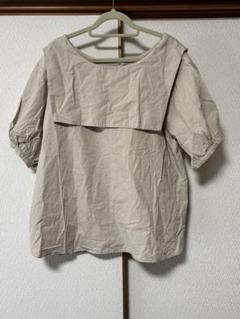 Samansa Mos2 ベージュシャツ ブラウスのサムネイル