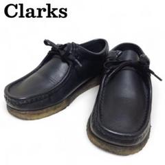 Clarks ワラビー レザー ブラック 7M クラークス オリジナルズのサムネイル
