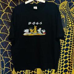 DOGS 半袖 Tシャツ 夏 新品 お洒落 セット 歓迎 XL 2XL